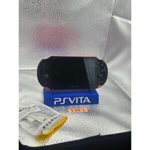 ps vita 2000 w/charger black/pink